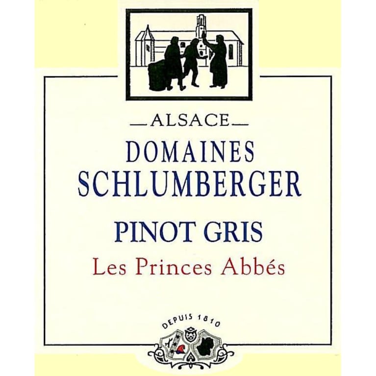 Flat front label of wine
