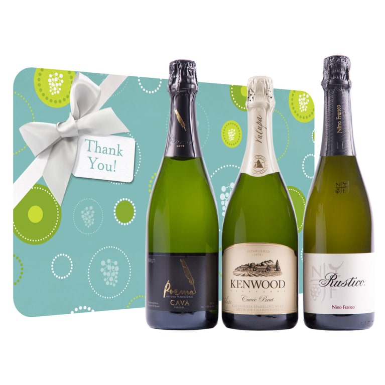 Thank You Sparkling Wine Trio