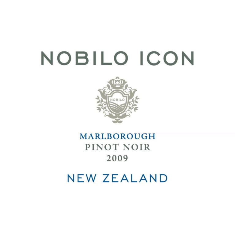 Flat front label of wine