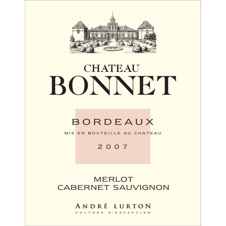 Chateau Bonnet Rouge 2007 Front Label