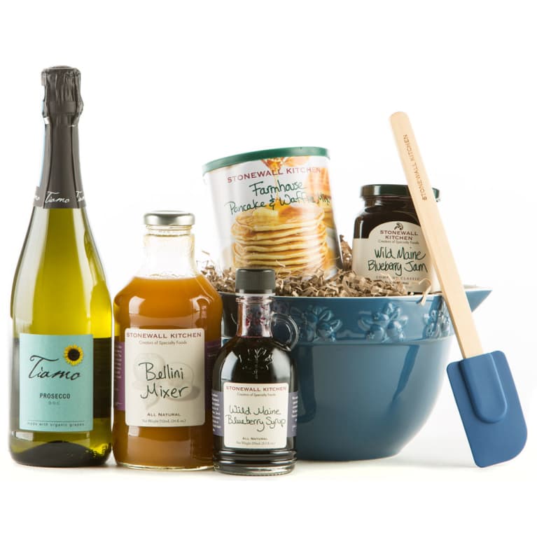 Breakfast & Bubbles Sparkling Wine Gift Basket