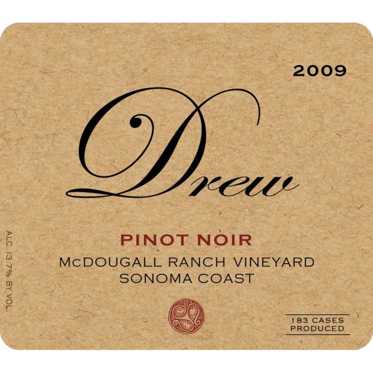 Drew McDougall Ranch Vineyard Pinot Noir 2009