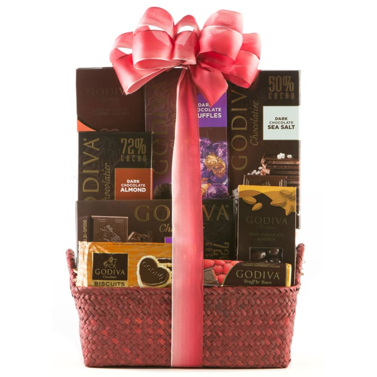 Coffee And Dark Chocolate Gift Baskets 16 pc. Dark Chocolate Gift Box