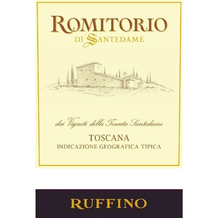 Ruffino Santedame Romitorio 2008 Front Label