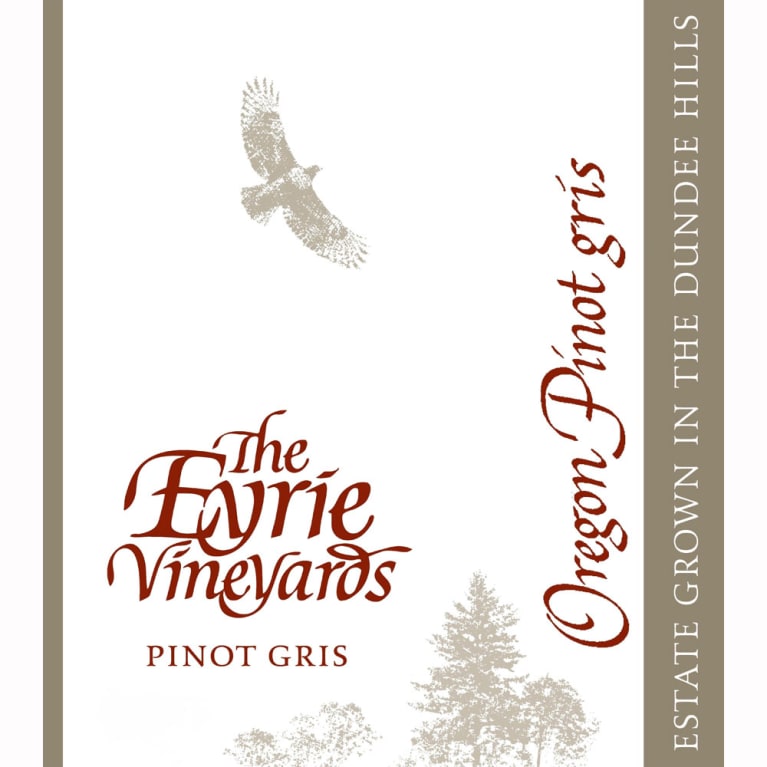Eyrie Pinot Gris 2010 Front Label