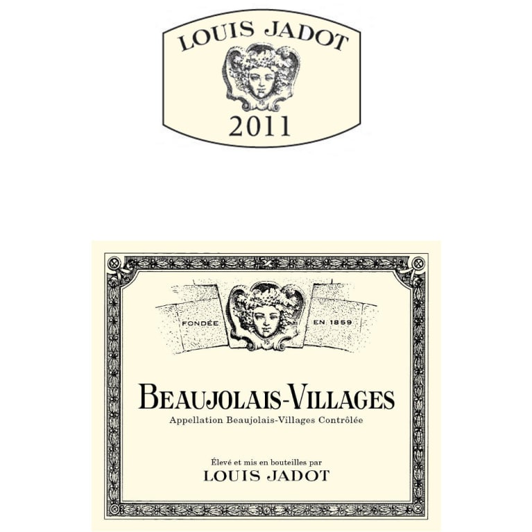 Louis Jadot Beaujolais Villages 2011 Front Label
