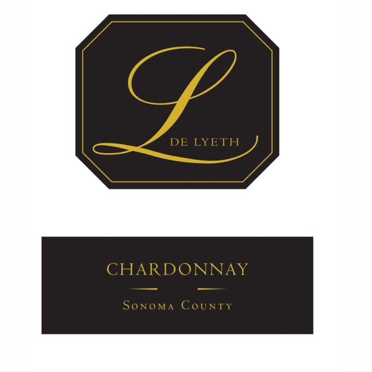 Flat front label of wine