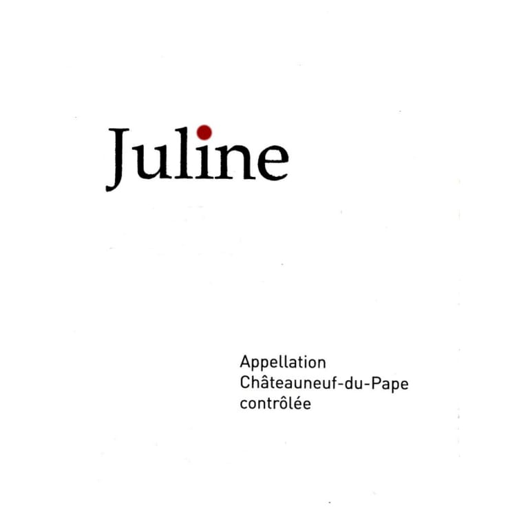 Paul Autard Juline Chateauneuf-du-Pape 2010 Front Label
