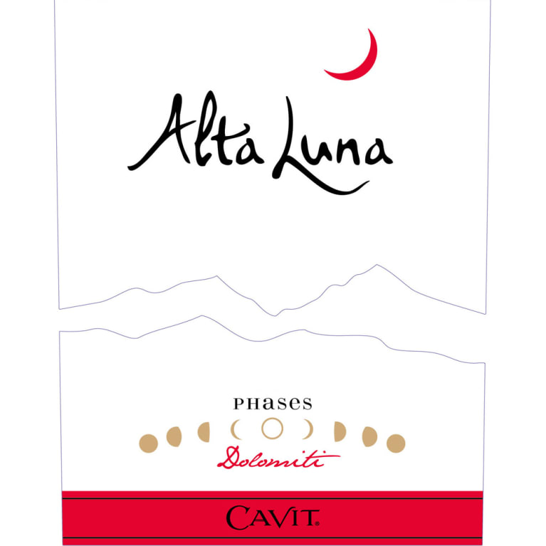 Alta Luna Phases Red Blend 2010 Front Label