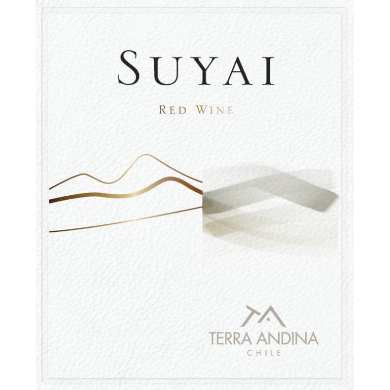 Flat front label of wine