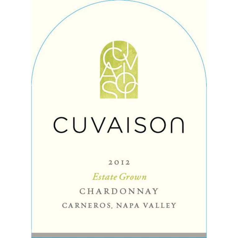 Flat front label of wine