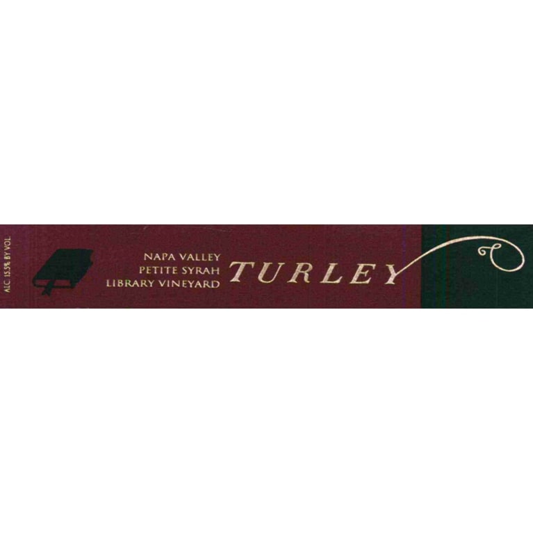 Turley Library Petite Syrah 2007 Front Label