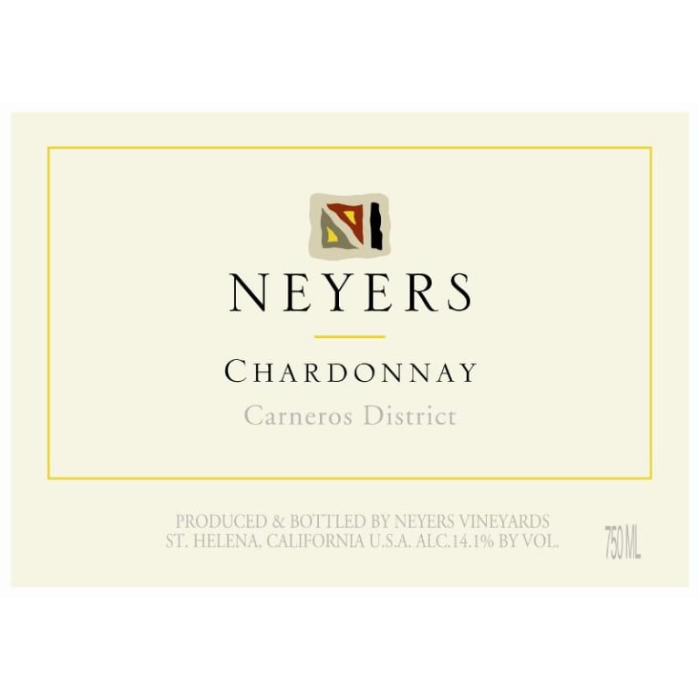 Neyers Carneros Chardonnay 2012 Front Label