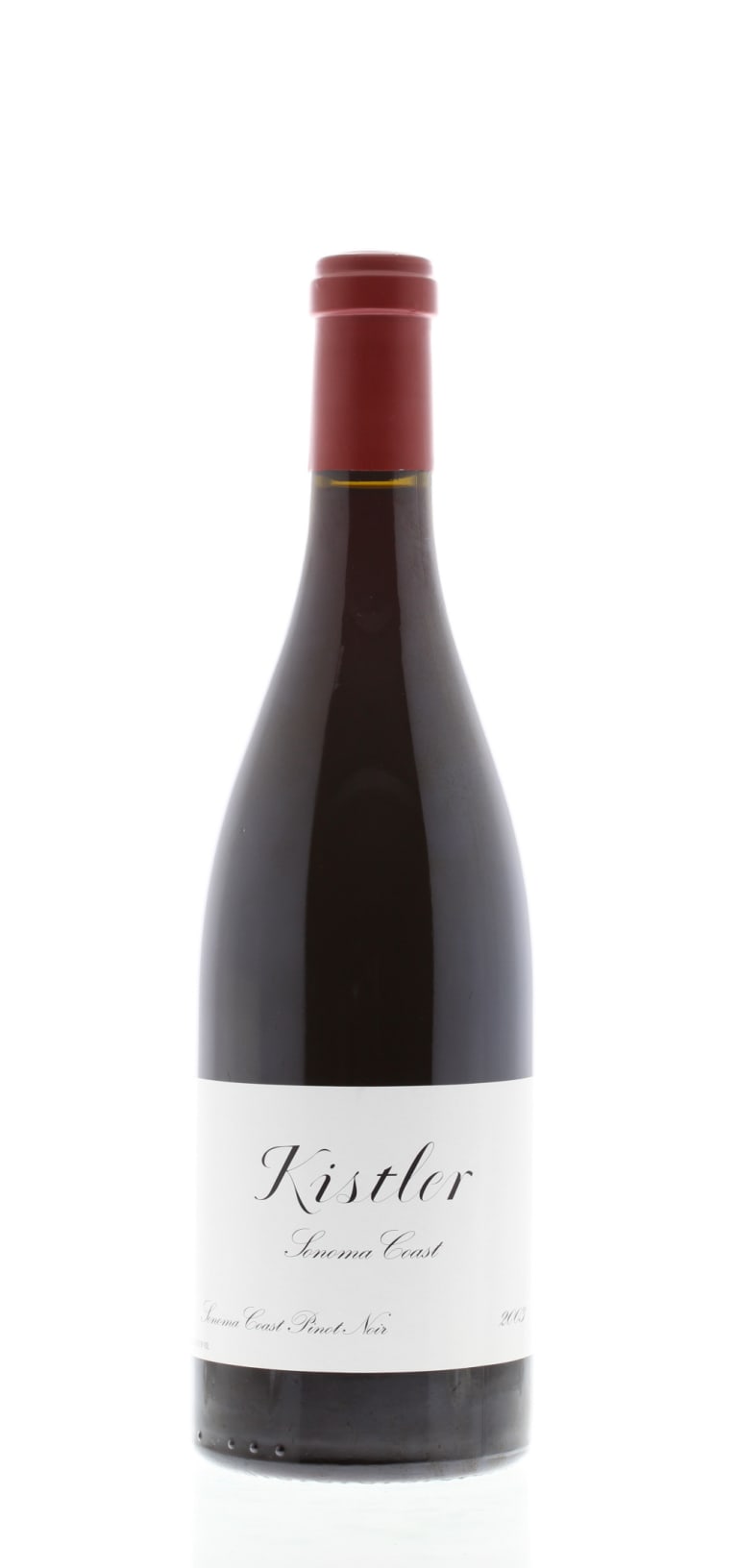 Front shot of wine bottle