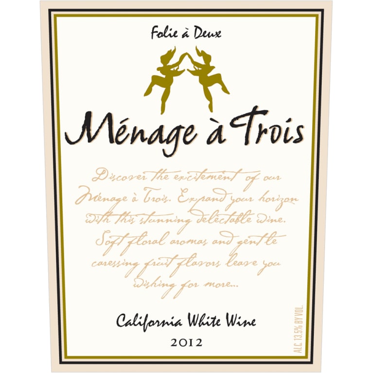 Menage a Trois White Blend 2012