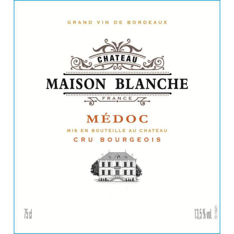 Chateau Maison Blanche 2009 Front Label