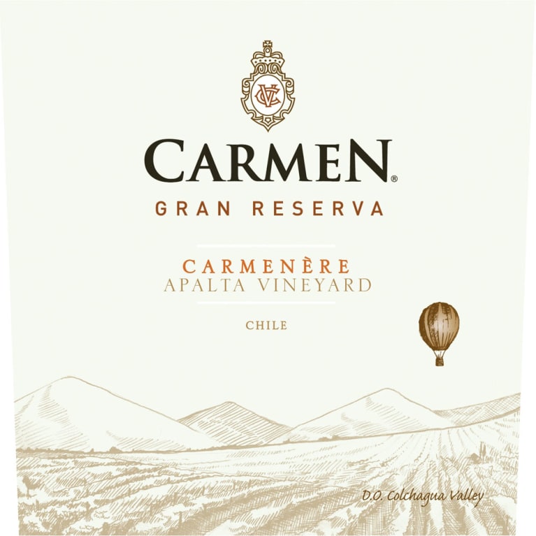 Carmen Gran Reserva Carmenere 2012 Front Label