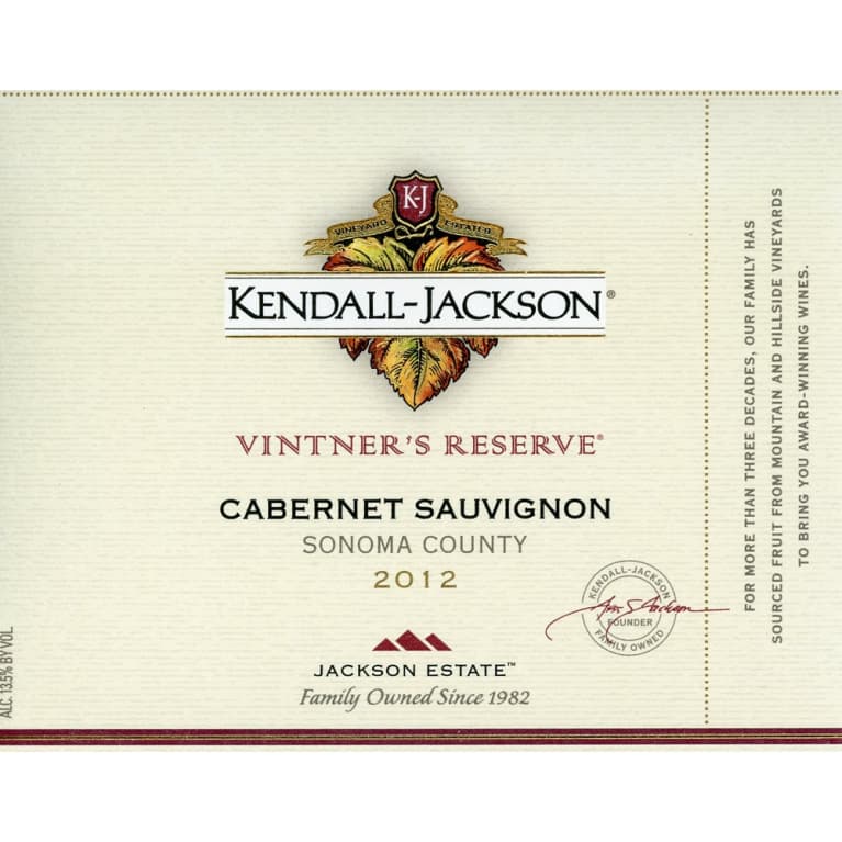 KendallJackson Vintner's Reserve Sauvignon 2012