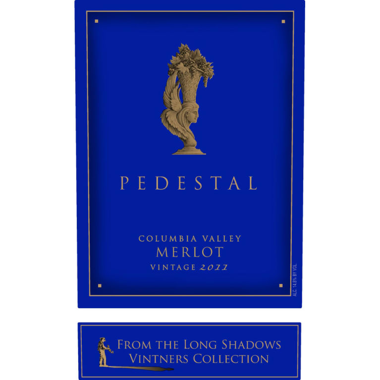Pedestal Merlot 2012 Front Label
