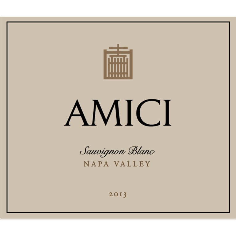 Amici Napa Valley Sauvignon Blanc 2013 Front Label