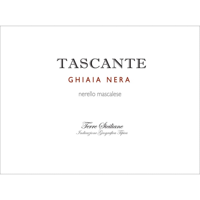 Flat front label of wine