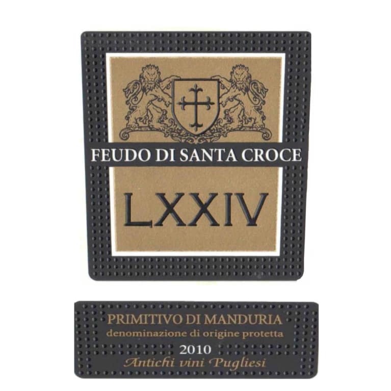 parti Udførelse Majroe Feudo di Santa Croce Primitivo di Manduria LXXIV 2010 | Wine.com