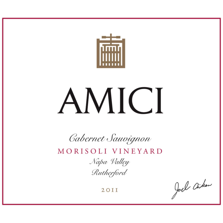 Amici Morisoli Vineyard Cabernet Sauvignon 2011 Front Label