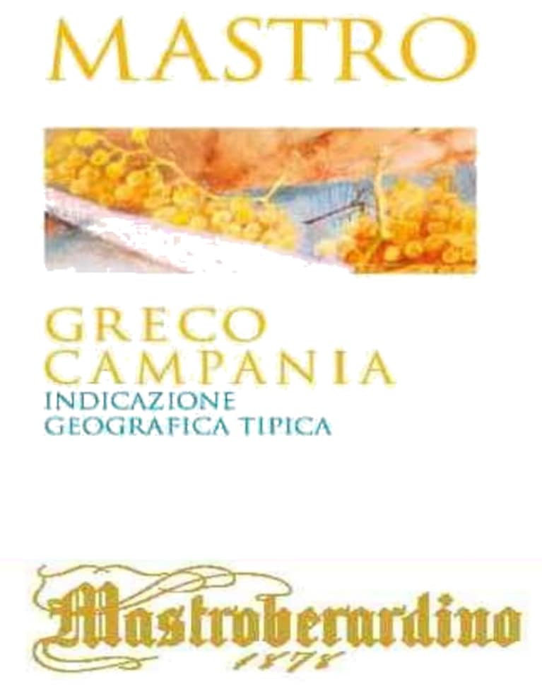 Mastroberardino Campania Mastro Greco 2014 Front Label