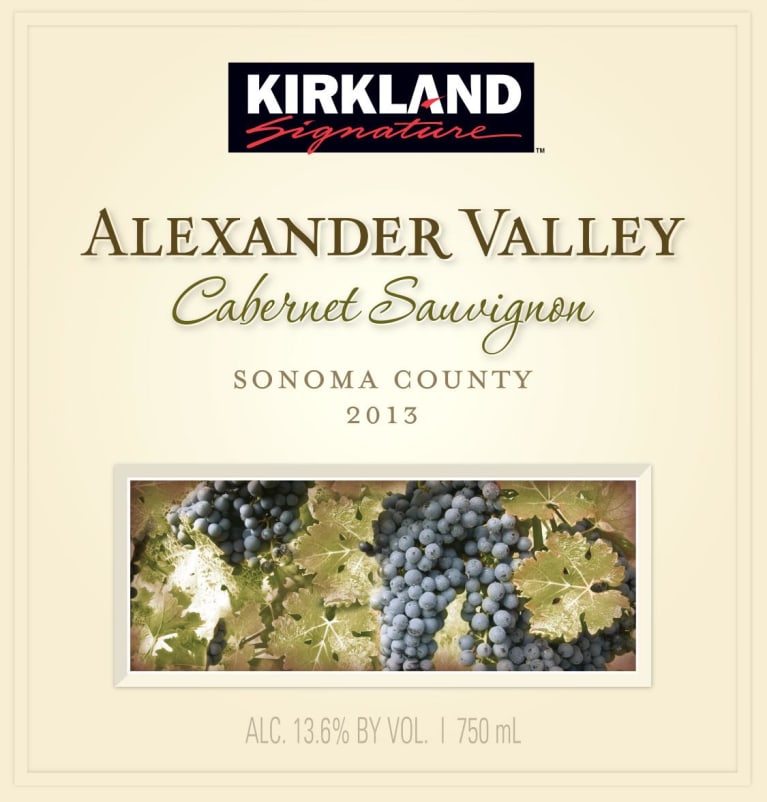 Kirkland Signature Alexander Valley Sauvignon 2013