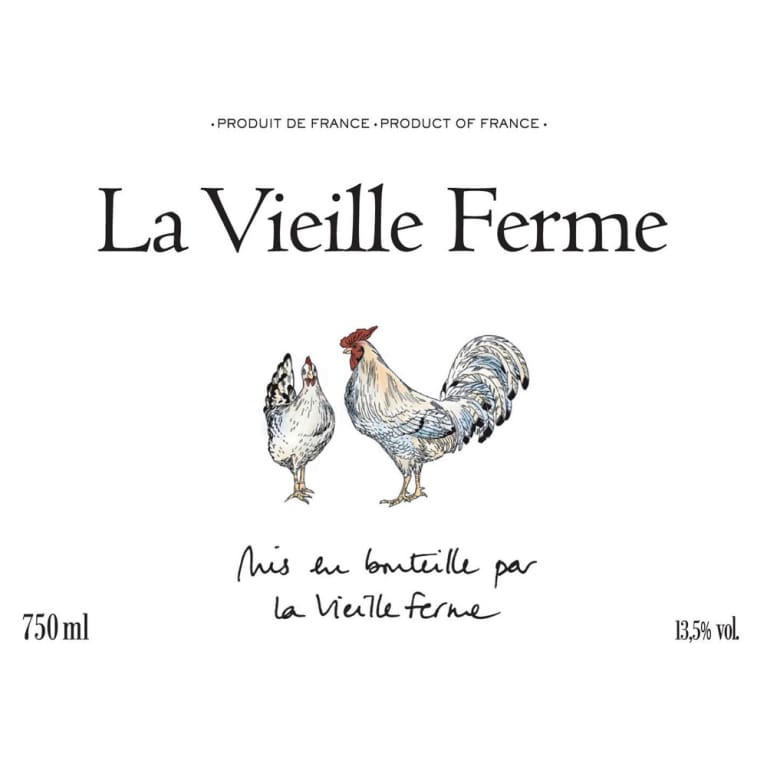 La Vieille Ferme Rouge 2014 Front Label