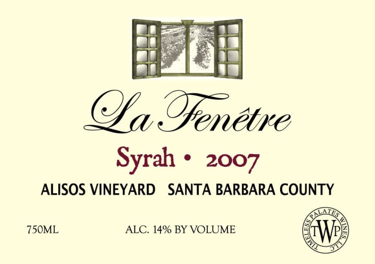 La Fenetre Alisos Vineyard Syrah 2007 | Wine.com