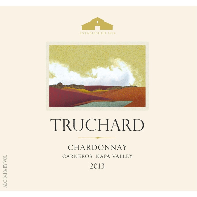 Truchard Estate Chardonnay 2013 Front Label