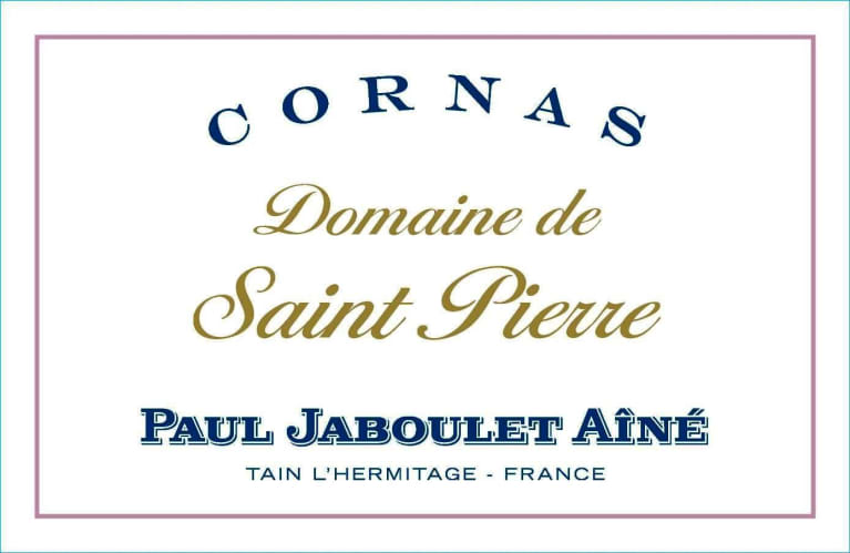 Flat front label of wine