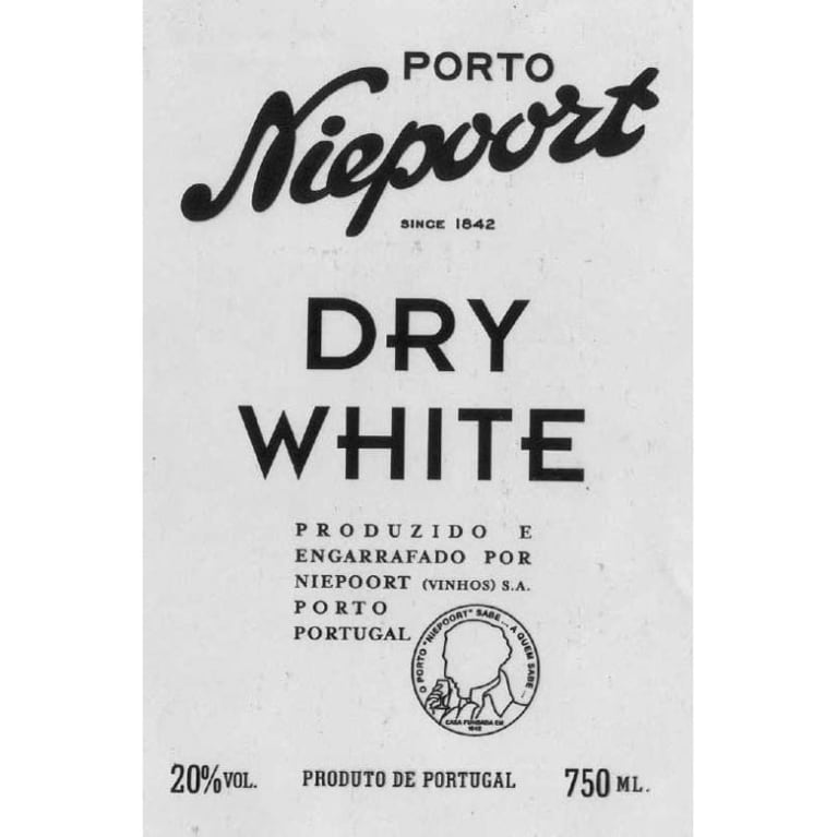Flat front label of wine