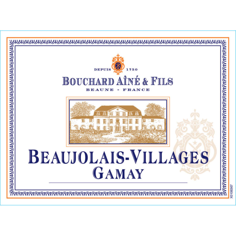 Bouchard Aine & Fils Beaujolais Villages 2013 Front Label