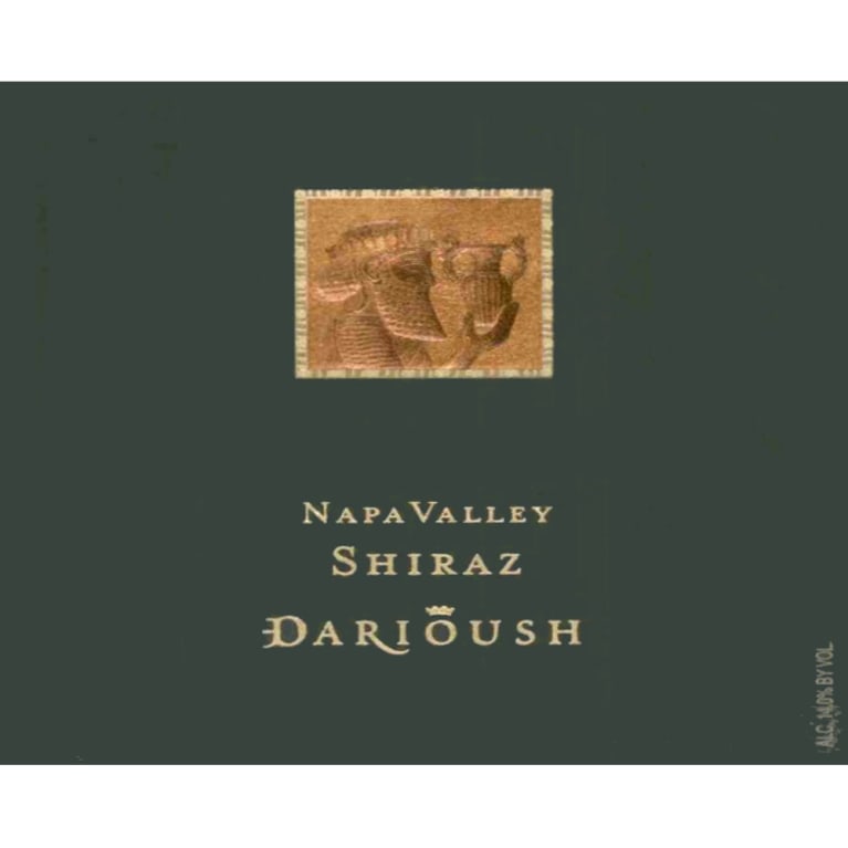 Darioush Signature Shiraz 2001 Front Label