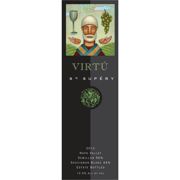 St. Supery Virtu 2012 Front Label