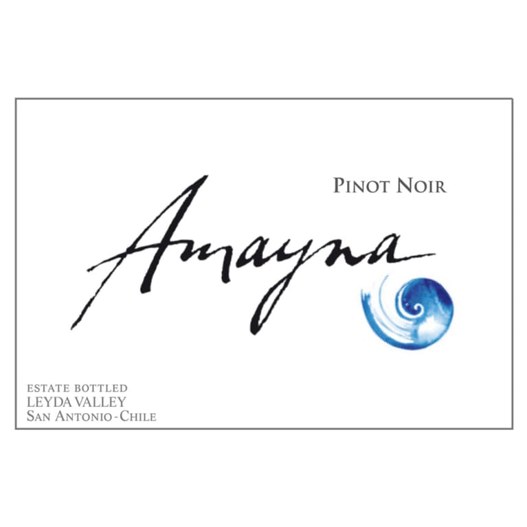 Amayna Pinot Noir 2012 Front Label