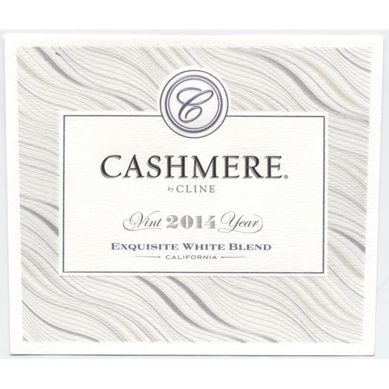 Cashmere White 2014 Front Label