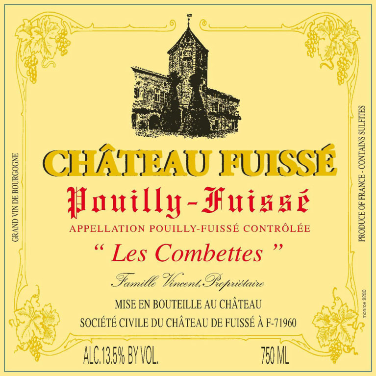 Chateau Fuisse Pouilly-Fuisse Les Combettes 2010 Front Label