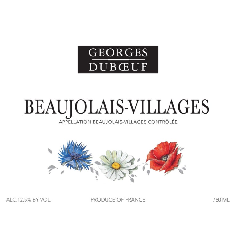 Duboeuf Beaujolais Villages 2014 Front Label