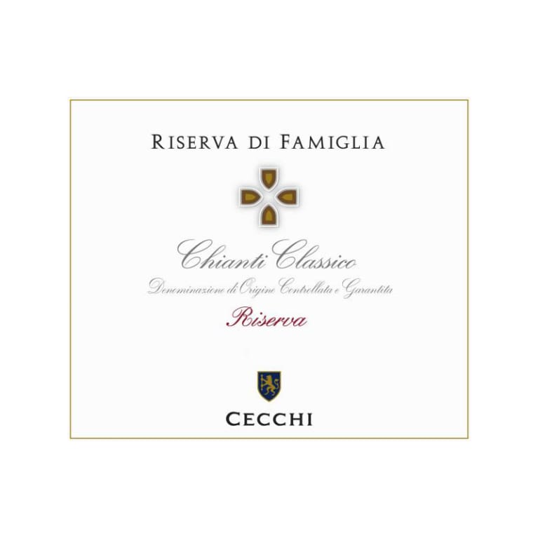 Cecchi Chianti Classico Riserva di Famiglia 2012 Front Label
