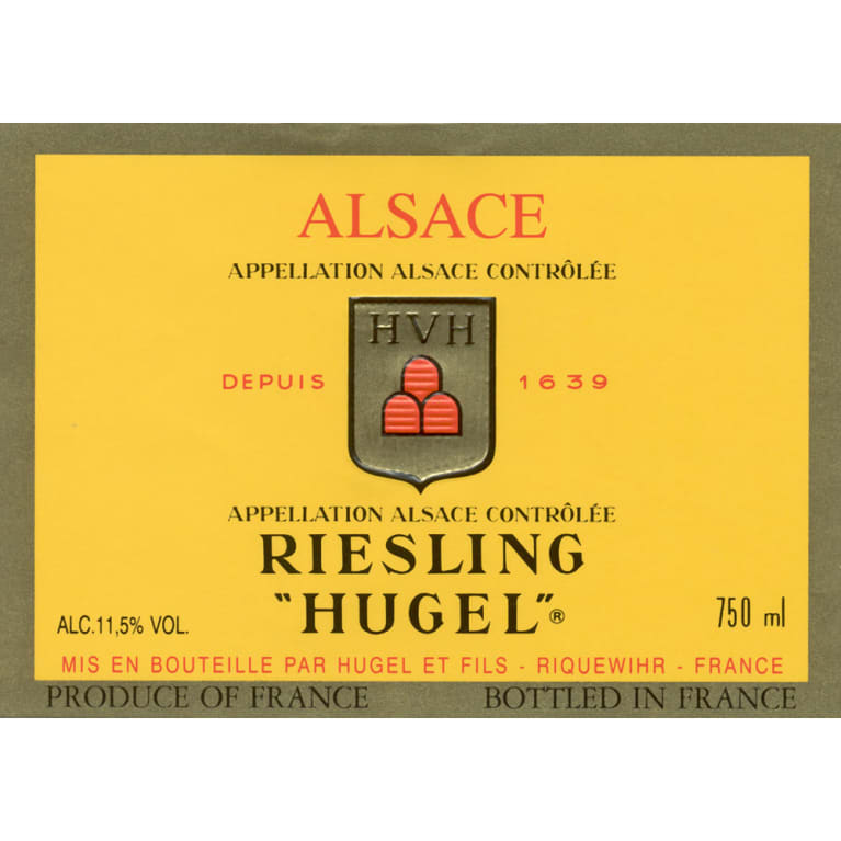 Hugel Classic Riesling 2014 Front Label