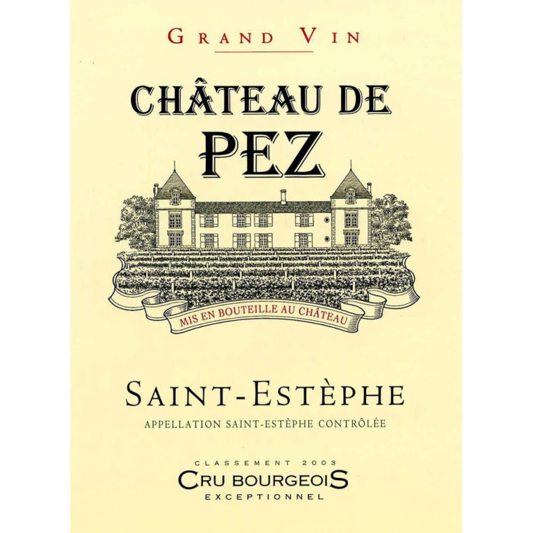 Chateau de Pez 2013 Front Label