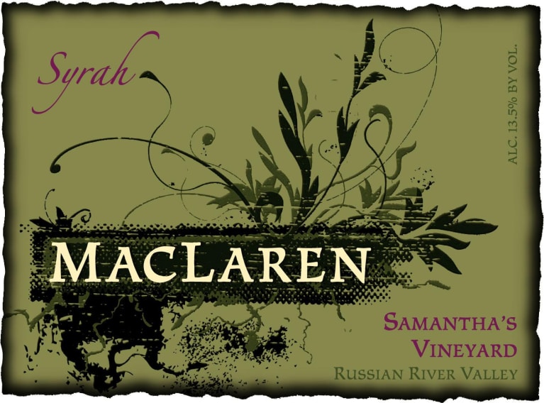 MacLaren Samantha's Vineyard Syrah 2014