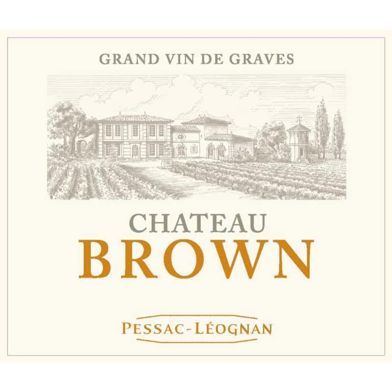 Chateau Brown Blanc 2015 Front Label