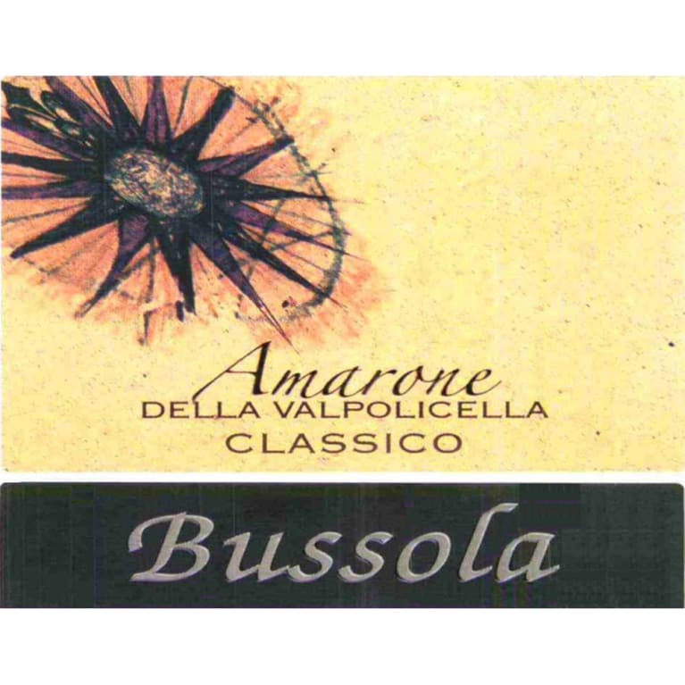 Bussola Amarone Classico 2010 Front Label