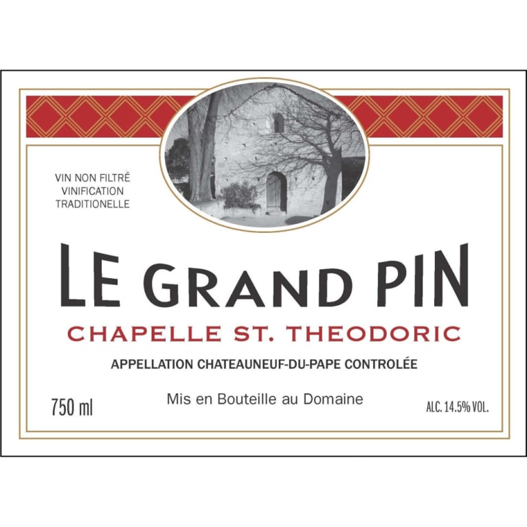 Chapelle St. Theodoric Chateauneuf-du-Pape Le Grand Pin 2013 Front Label
