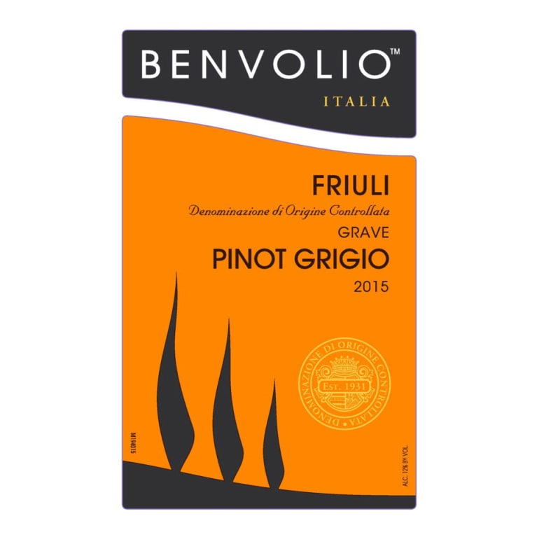 Benvolio Pinot Grigio 2015