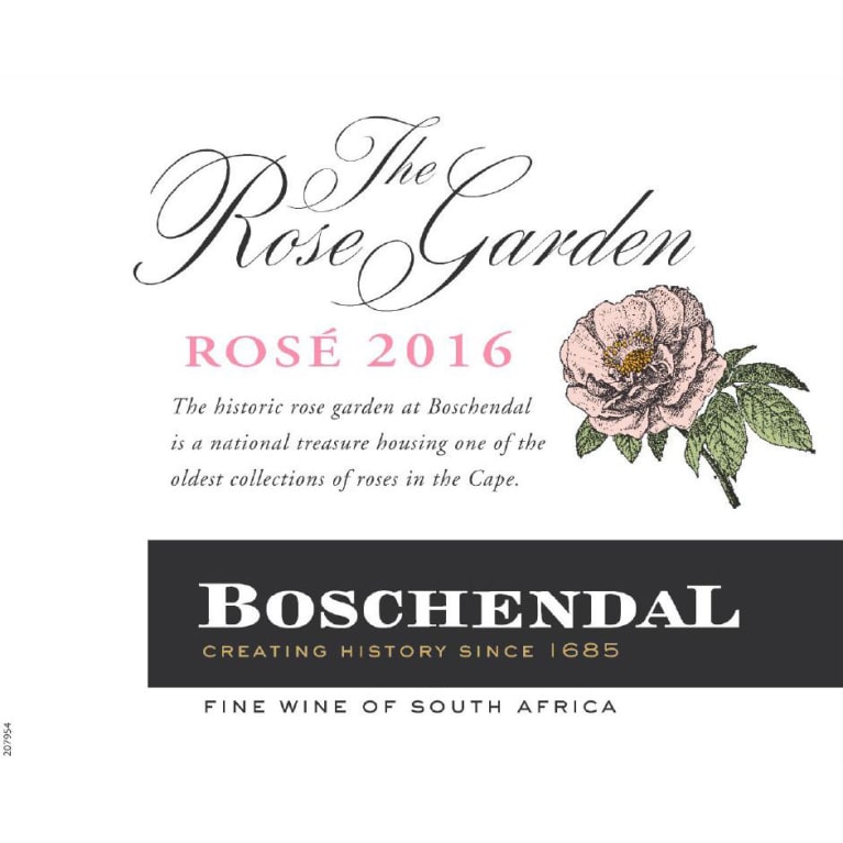 Boschendal The Rose Garden Rose 2016
